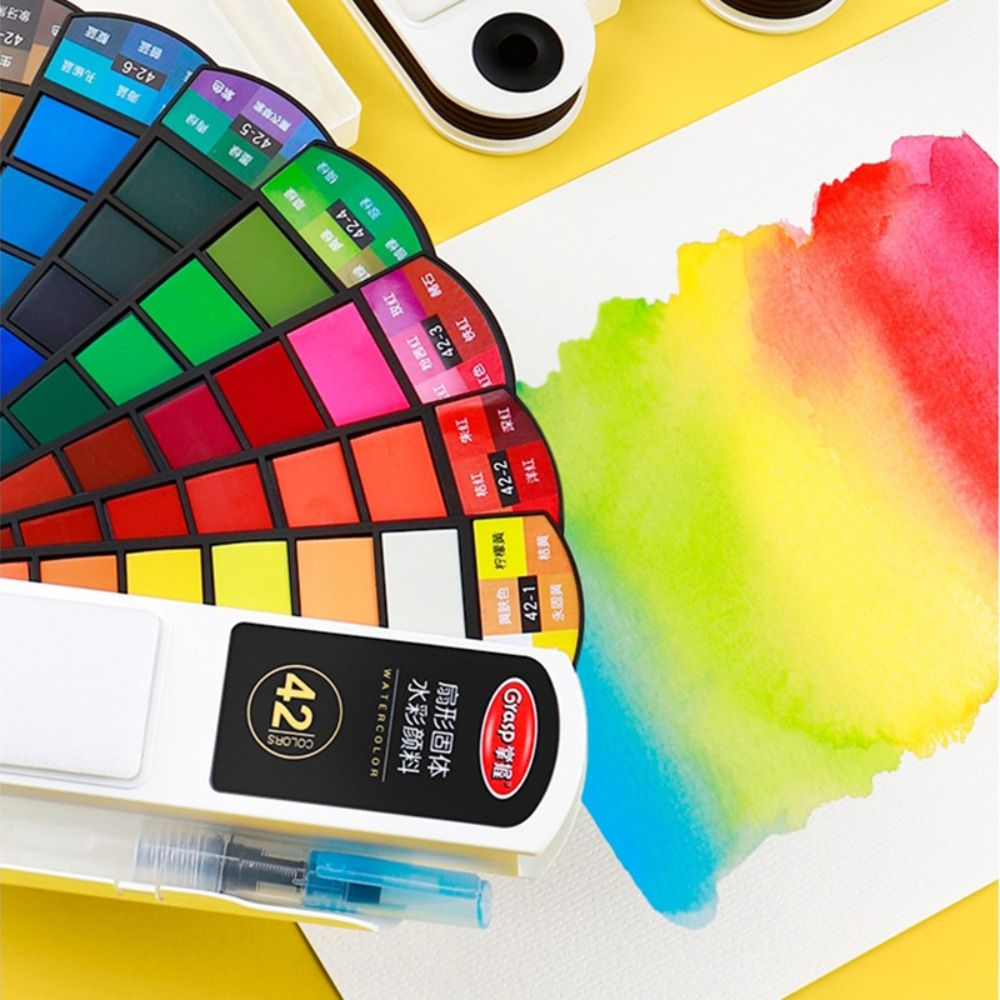 Folding Watercolor Paint Set w - Watercolor Paint Set Solid Pigment review and price