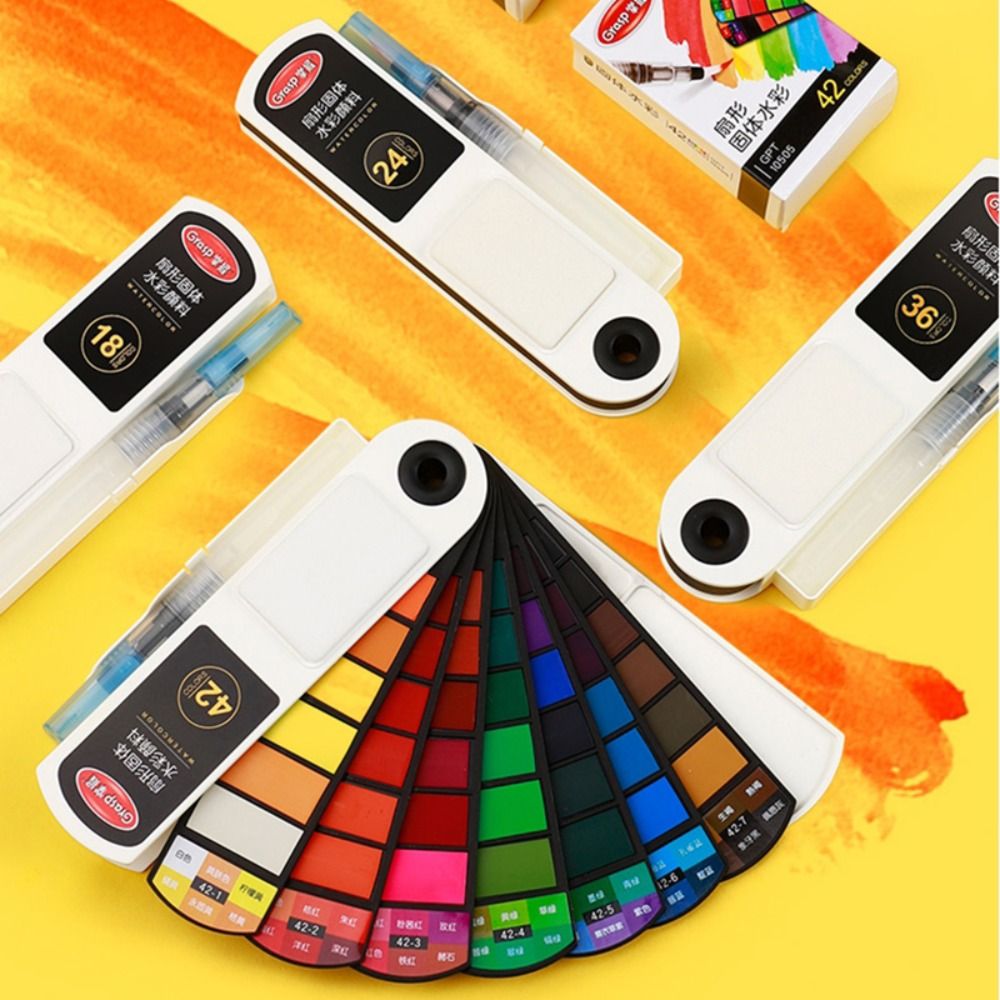 Folding Watercolor Paint Set w - Watercolor Paint Set Solid Pigment review and price