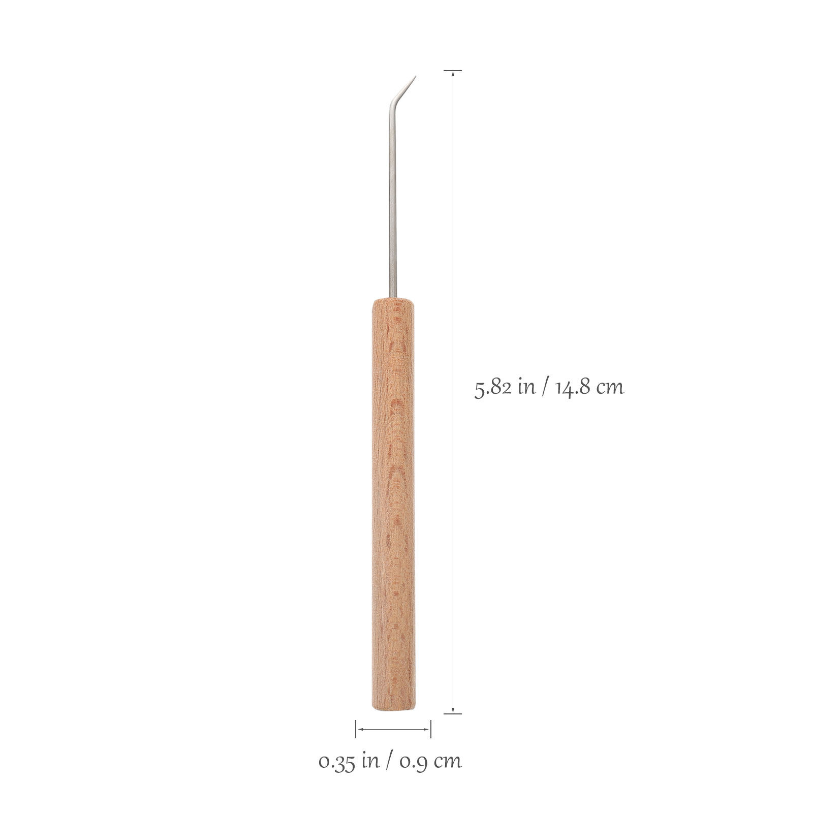 1Pcs Crochet Hook Wooden Handl - Wooden Crochet Hooks Ergonomic Handle review and price