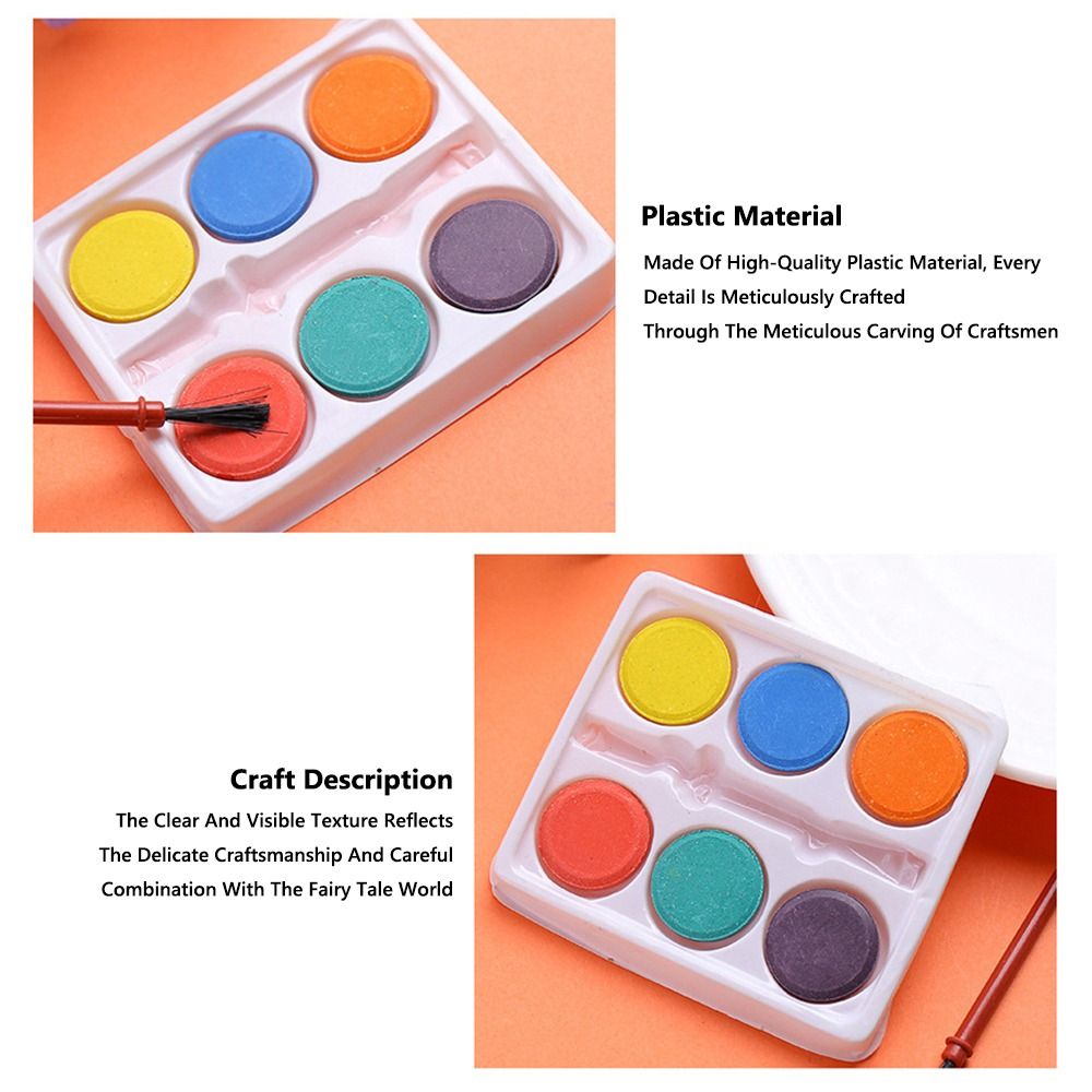 Portable with Painting Brush W - Watercolor Paint Set Solid Pigment review and price